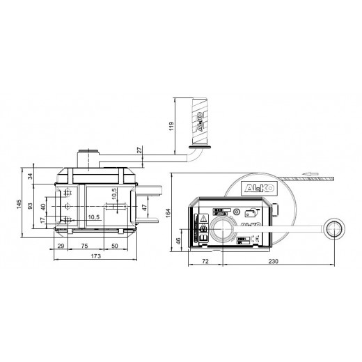 CABRESTANTE C/F 501 OPTIMA PLUS miniatura 2
